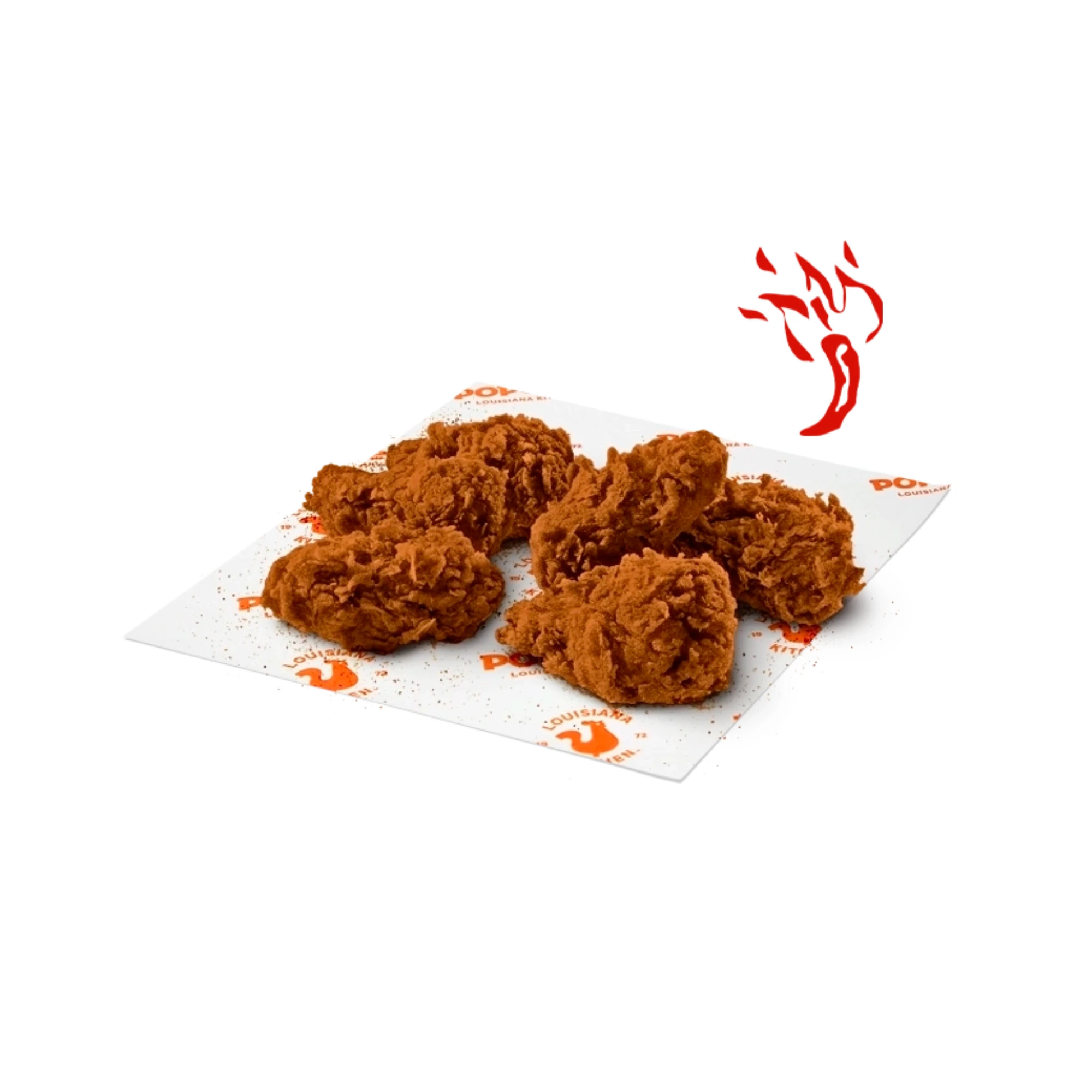 6 Ghost Pepper Wings