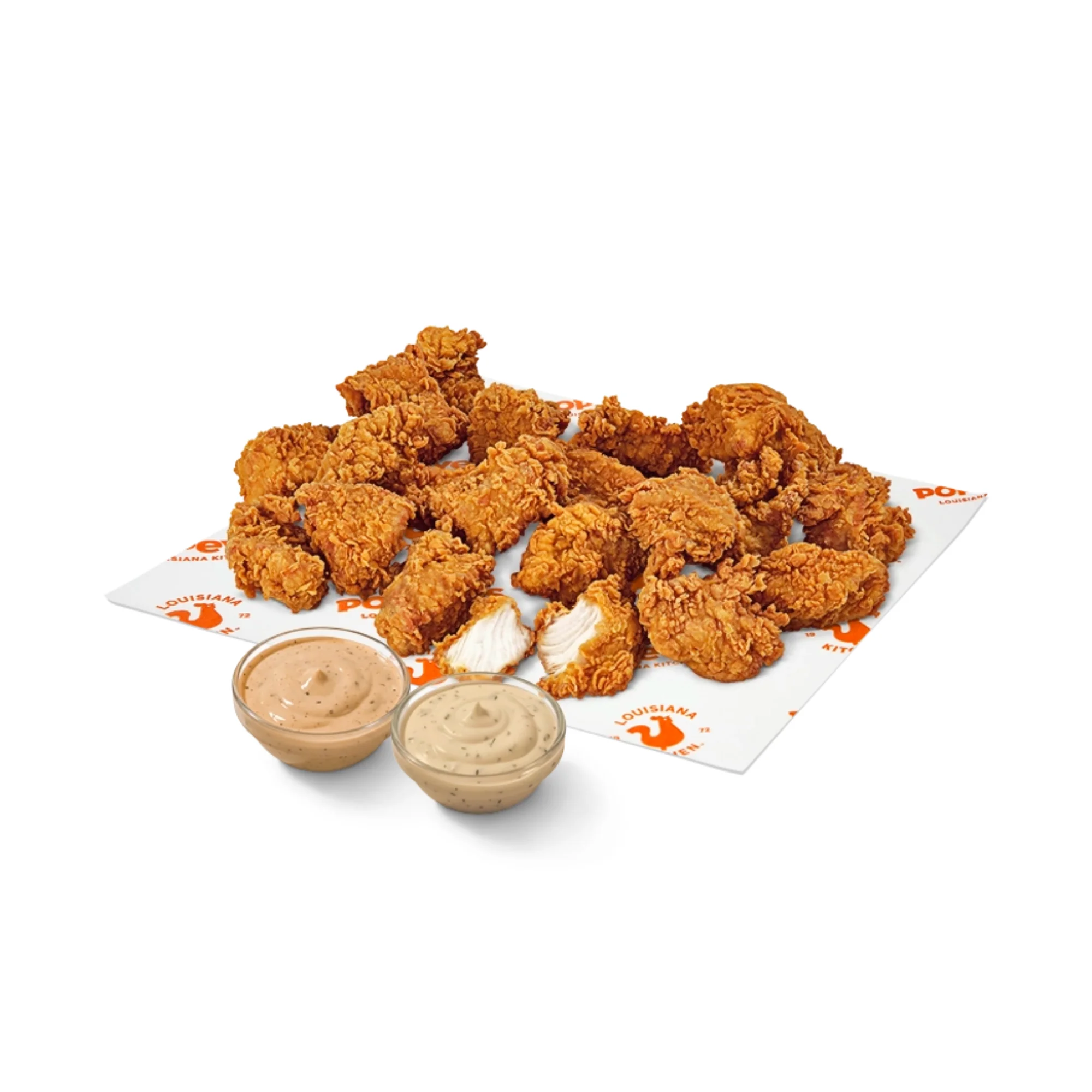 20 Boneless & 2 dips