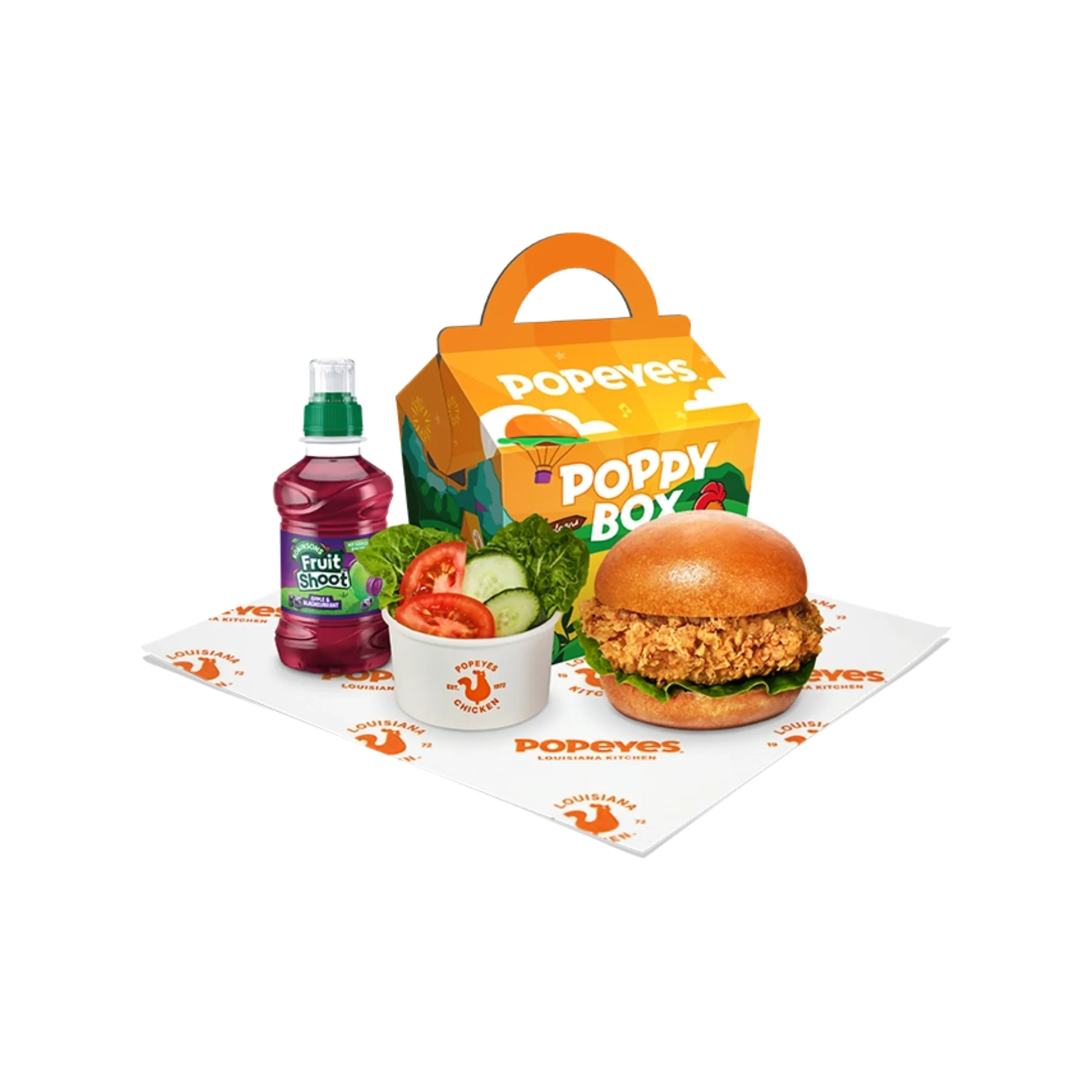 Chicken Sandwich with Mayo Poppy Meal